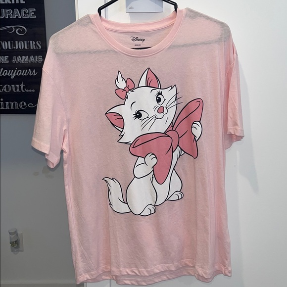 Disney Tops - Disney The Aristocats Marie Pink Cat T-Shirt